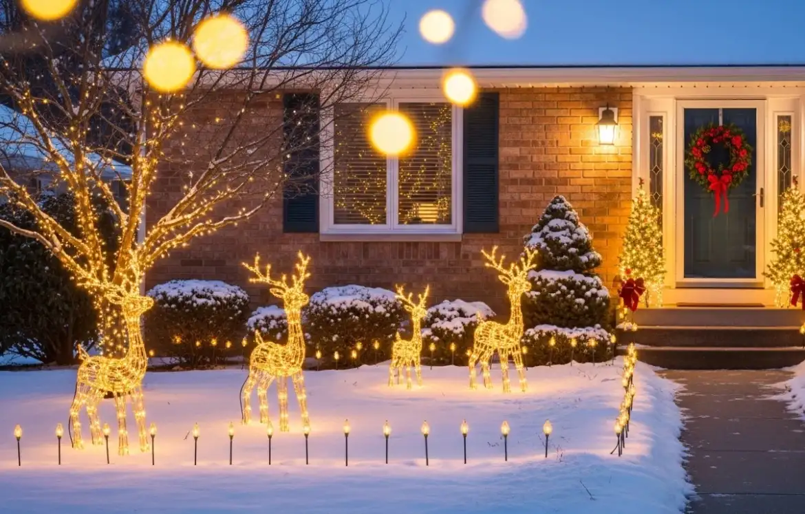 23 Dazzling Outdoor Christmas Decor Ideas to Light Up Your Yard
