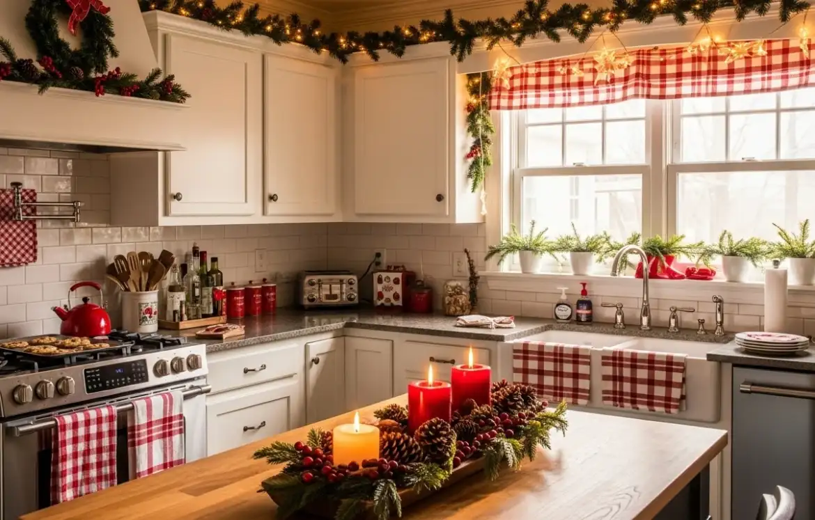 24 Whimsical Christmas Kitchen Decor Ideas That Feel Merry & Bright