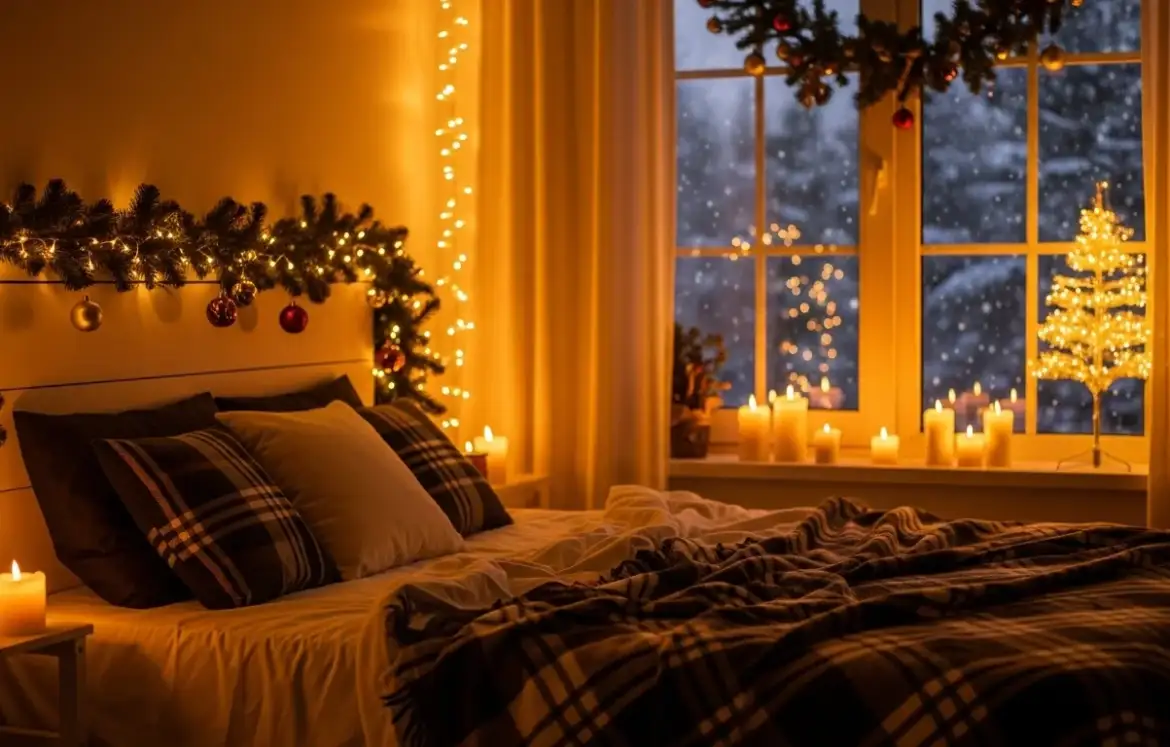 24 dreamy bedroom Christmas decor ideas 24 dreamy bedroom Christmas decor ideas