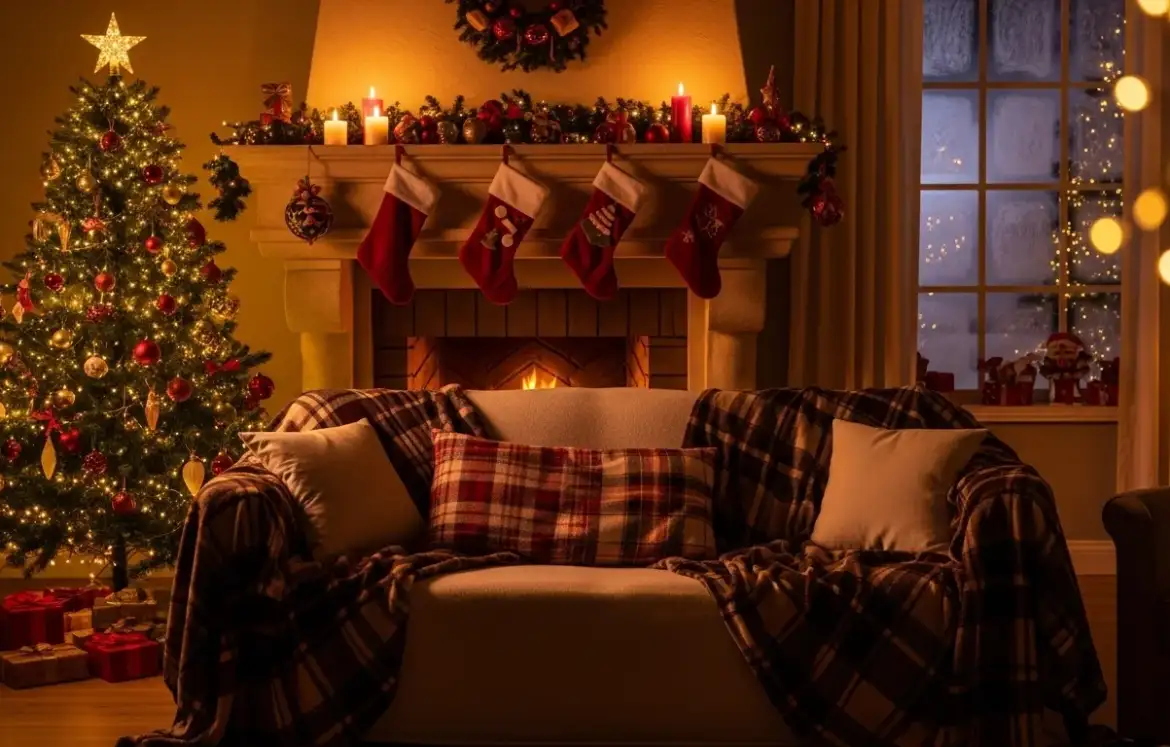 26 Cozy Living Room Christmas Decor Ideas That Feel Straight Out of a Movie