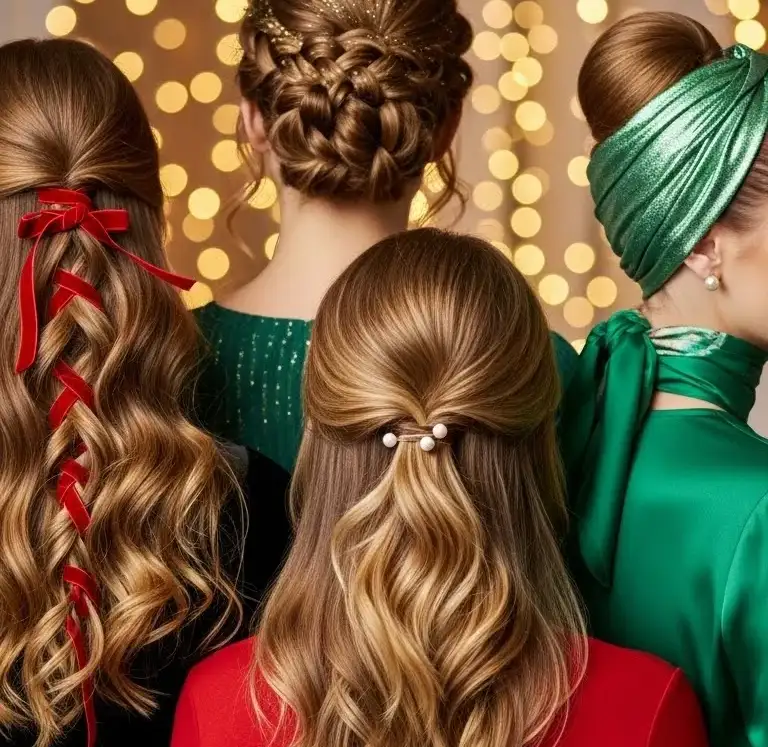 25 Hairstyles for Christmas That Will Turn Heads Instantly